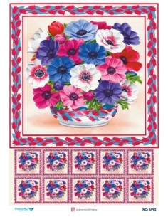 4992 Diamond Pirinç Dekopaj Kağıdı 30x42cm