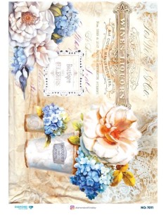 7011 Diamond Pirinç Dekopaj Kağıdı 30x42cm