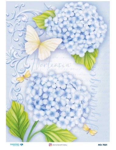 7021 Diamond Pirinç Dekopaj Kağıdı 30x42cm