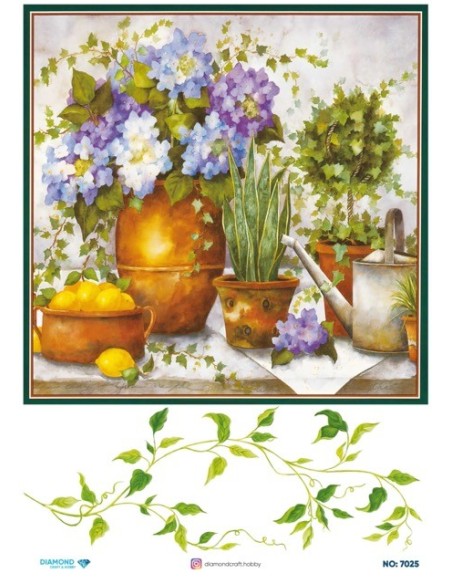7025 Diamond Pirinç Dekopaj Kağıdı 30x42cm