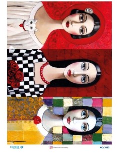 7053 Diamond Pirinç Dekopaj Kağıdı 30x42cm