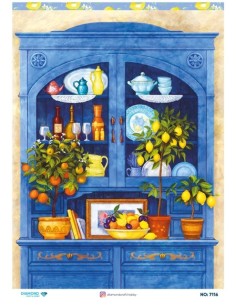 7116 Diamond Pirinç Dekopaj Kağıdı 30x42cm