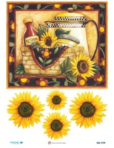 7119 Diamond Pirinç Dekopaj Kağıdı 30x42cm