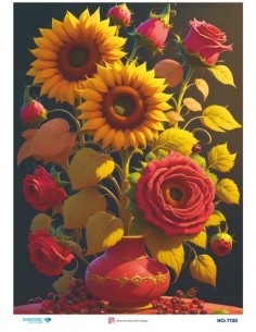 7130 Diamond Pirinç Dekopaj Kağıdı 30x42cm