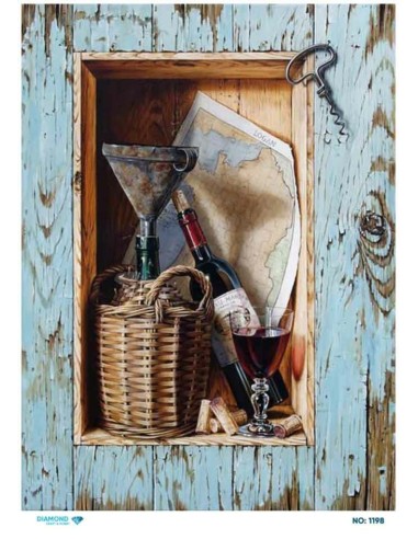 1198 Diamond Pirinç Dekopaj Kağıdı 30x42cm