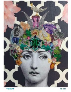 1202 Diamond Pirinç Dekopaj Kağıdı 30x42cm