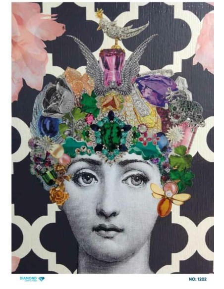 1202 Diamond Pirinç Dekopaj Kağıdı 30x42cm