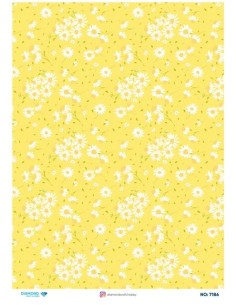 7186 Diamond Pirinç Dekopaj Kağıdı 30x42cm