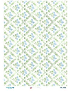 7190 Diamond Pirinç Dekopaj Kağıdı 30x42cm
