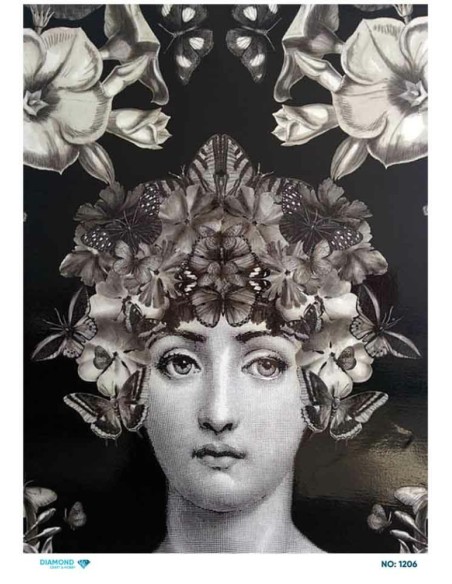 1206 Diamond Pirinç Dekopaj Kağıdı 30x42cm