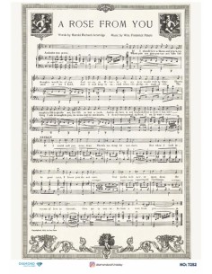 7252 Diamond Pirinç Dekopaj Kağıdı 30x42cm