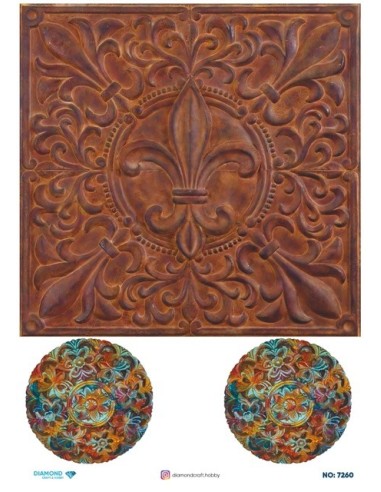 7260 Diamond Pirinç Dekopaj Kağıdı 30x42cm
