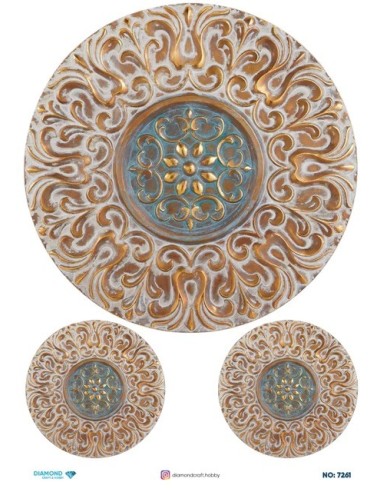 7261 Diamond Pirinç Dekopaj Kağıdı 30x42cm