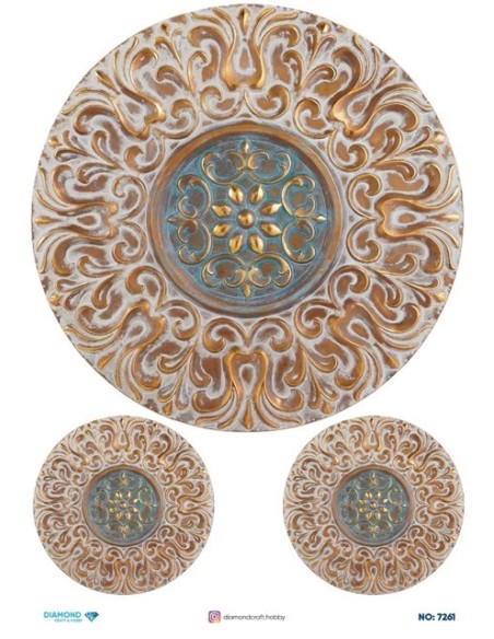 7261 Diamond Pirinç Dekopaj Kağıdı 30x42cm