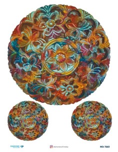 7263 Diamond Pirinç Dekopaj Kağıdı 30x42cm