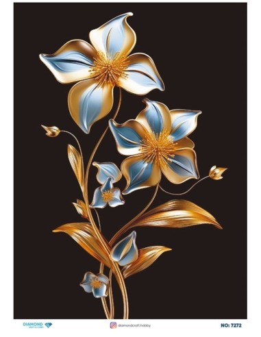 7272 Diamond Pirinç Dekopaj Kağıdı 30x42cm