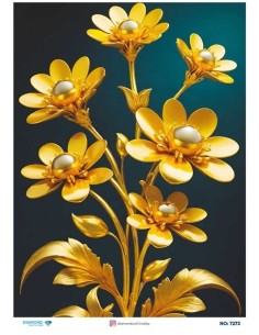 7273 Diamond Pirinç Dekopaj Kağıdı 30x42cm