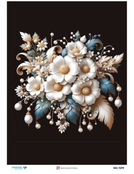 7279 Diamond Pirinç Dekopaj Kağıdı 30x42cm