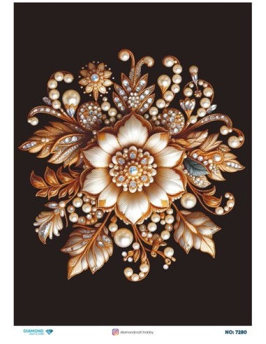 7280 Diamond Pirinç Dekopaj Kağıdı 30x42cm