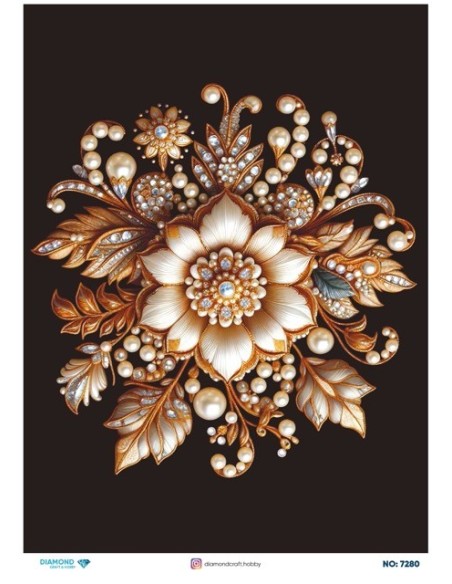 7280 Diamond Pirinç Dekopaj Kağıdı 30x42cm
