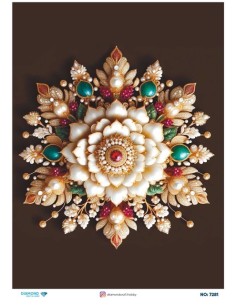 7281 Diamond Pirinç Dekopaj Kağıdı 30x42cm