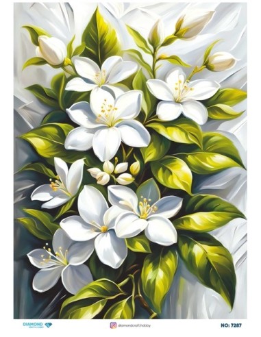 7287 Diamond Pirinç Dekopaj Kağıdı 30x42cm