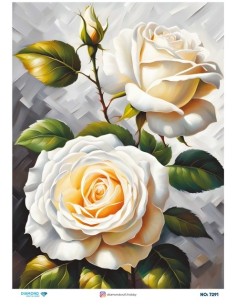 7291 Diamond Pirinç Dekopaj Kağıdı 30x42cm