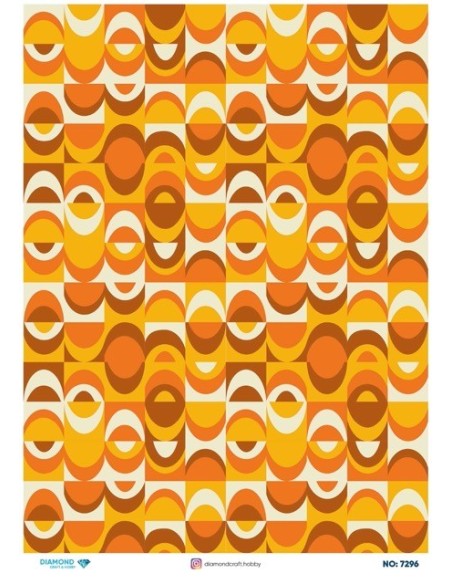 7296 Diamond Pirinç Dekopaj Kağıdı 30x42cm