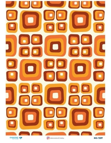 7297 Diamond Pirinç Dekopaj Kağıdı 30x42cm