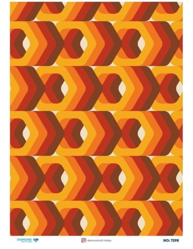7298 Diamond Pirinç Dekopaj Kağıdı 30x42cm