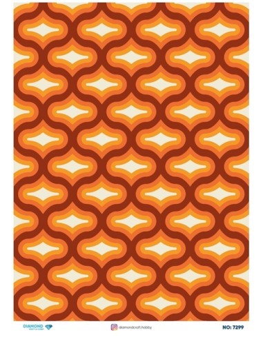 7299 Diamond Pirinç Dekopaj Kağıdı 30x42cm