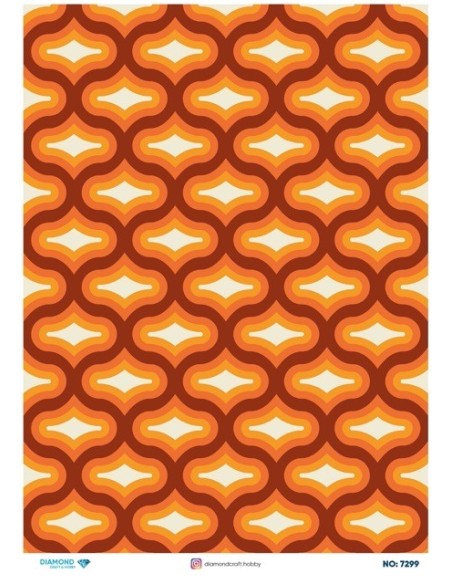 7299 Diamond Pirinç Dekopaj Kağıdı 30x42cm