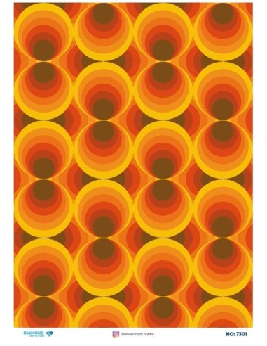 7301 Diamond Pirinç Dekopaj Kağıdı 30x42cm