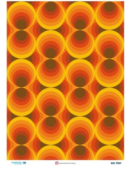 7301 Diamond Pirinç Dekopaj Kağıdı 30x42cm