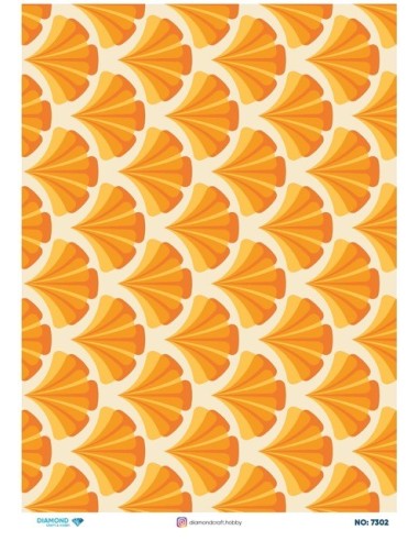 7302 Diamond Pirinç Dekopaj Kağıdı 30x42cm