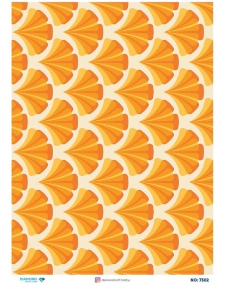 7302 Diamond Pirinç Dekopaj Kağıdı 30x42cm