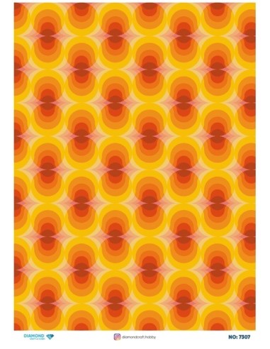 7307 Diamond Pirinç Dekopaj Kağıdı 30x42cm
