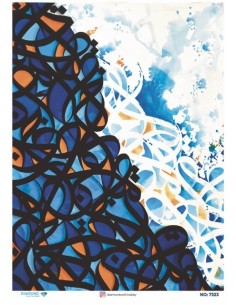 7323 Diamond Pirinç Dekopaj Kağıdı 30x42cm