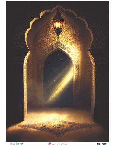 7329 Diamond Pirinç Dekopaj Kağıdı 30x42cm