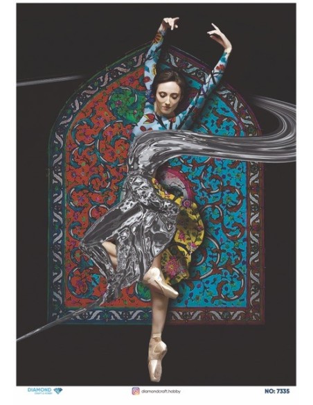 7335 Diamond Pirinç Dekopaj Kağıdı 30x42cm