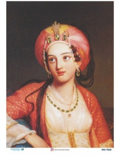 7345 Diamond Pirinç Dekopaj Kağıdı 30x42cm