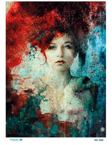 1220 Diamond Pirinç Dekopaj Kağıdı 30x42cm