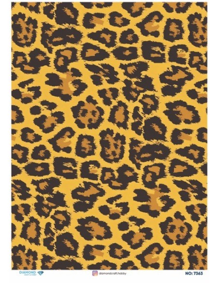 7363 Diamond Pirinç Dekopaj Kağıdı 30x42cm