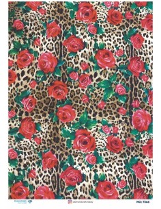 7366 Diamond Pirinç Dekopaj Kağıdı 30x42cm