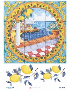7401 Diamond Pirinç Dekopaj Kağıdı 30x42cm