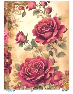 7455 Diamond Pirinç Dekopaj Kağıdı 30x42cm