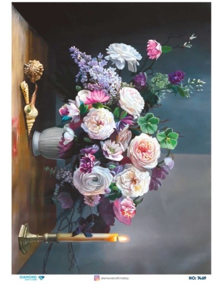 7469 Diamond Pirinç Dekopaj Kağıdı 30x42cm