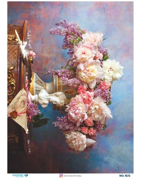 7472 Diamond Pirinç Dekopaj Kağıdı 30x42cm