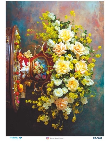 7480 Diamond Pirinç Dekopaj Kağıdı 30x42cm