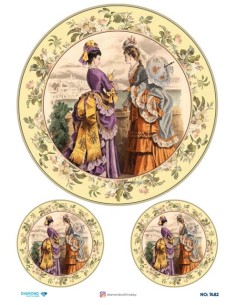 7482 Diamond Pirinç Dekopaj Kağıdı 30x42cm